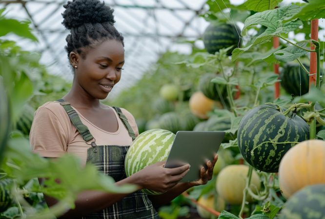 photorealistic-woman-organic-sustainable-garden-harvesting-produce